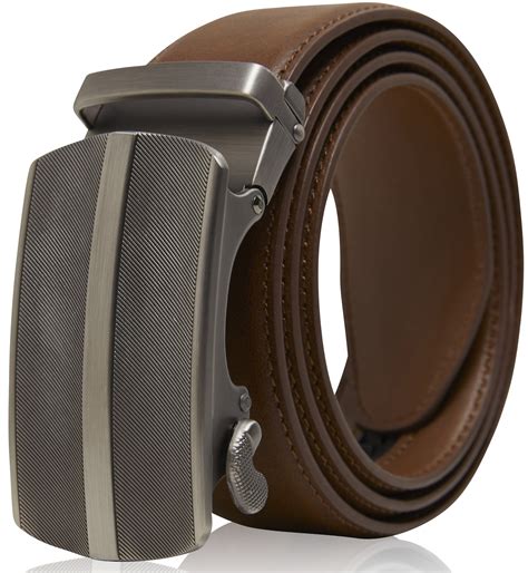 Mens Belt Leather Ratchet Belts For Men Casual & Dress Belt With ...