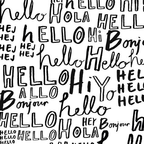 'Hello' Card By Karin Åkesson Design | notonthehighstreet.com