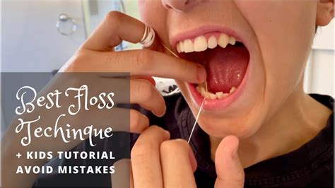 Best Flossing Technique + Tutorial for Kids - YouTube