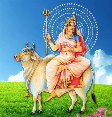 1st Oct - Navratri day 1 - A day to worship Devi Shailputri the first form of Maa Durga Origin ...