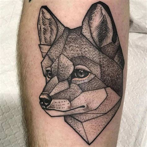 Cool Geometric Fox Tattoo Ideas and Designs