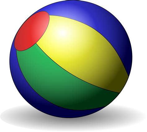 Beach Ball Onlinelabels Clip Art Beachball - Png Download - Large Size Png Image - PikPng