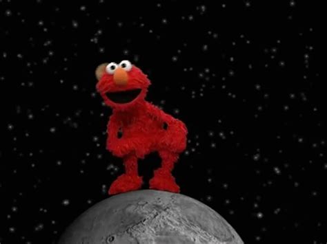 Elmo Dancing On The Moon on Make a GIF