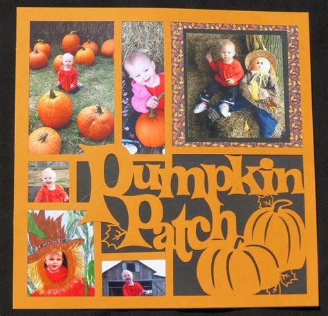 Layout: Pumpkin Patch | Fall scrapbook, Holiday scrapbook, Scrapbook overlay