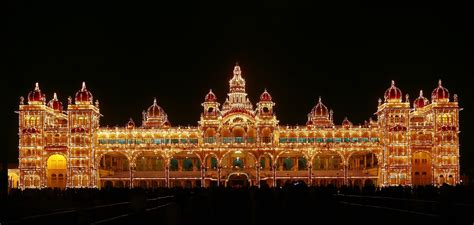 Illuminated Mysore Palace - Copyright @ Wikipedia | India Travel Forum