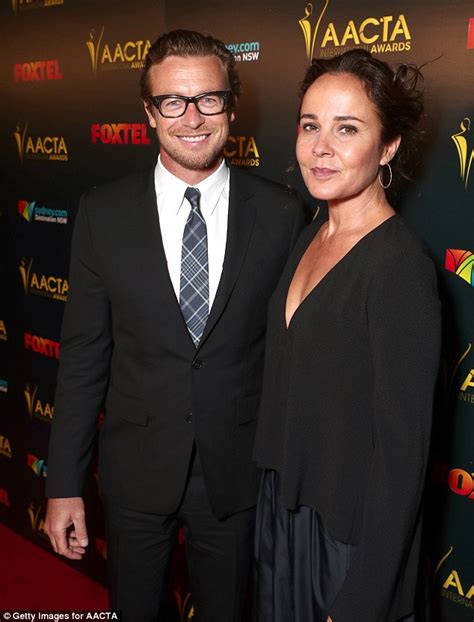 Simon Baker and wife attend red carpet of international AACTA Awards in LA | Daily Mail Online