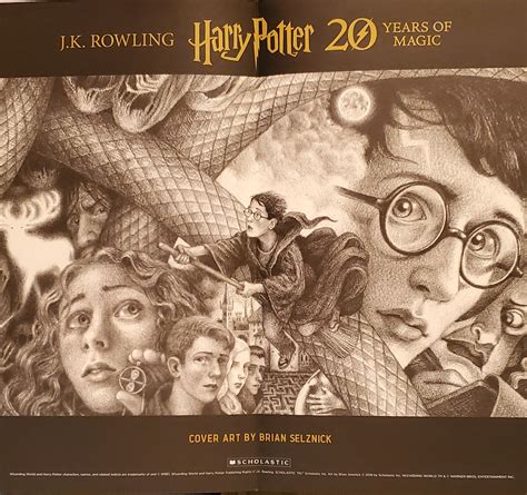 Harry Potter 20th Anniversary POSTER by Rowling, J. K. [ART BY BRIAN ...