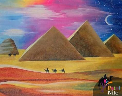 Pyramids | Egyptian painting, Art painting, Painting