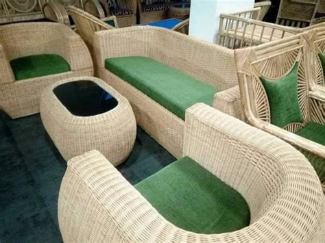 Outdoor 5 Seater Cane Sofa Set, With Table at Rs 35000/set in Bareilly ...