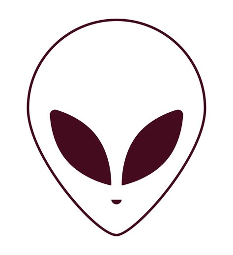 alien face tattoo 21380476 Vector Art at Vecteezy