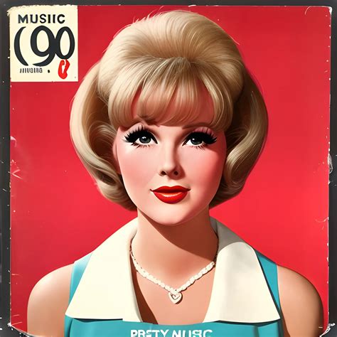 1960's music album cover pretty female - Arthub.ai