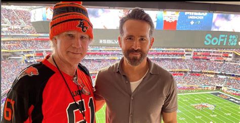 Will Ferrell is rocking BC Lions gear with Ryan Reynolds at Super Bowl ...