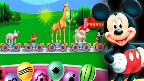 Mickey's Animal Parade | Mickey Mouse Clubhouse game for kids - YouTube