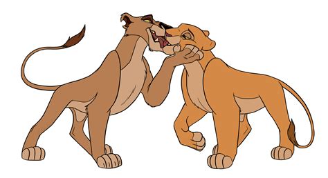 [C] Zira and Kiara by Fallen-Beast on DeviantArt