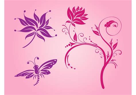 Spring Flowers Vectors - Download Free Vector Art, Stock Graphics & Images