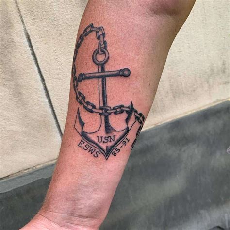 Top 51+ Best Navy Anchor Tattoo Ideas - [2021 Inspiration Guide]