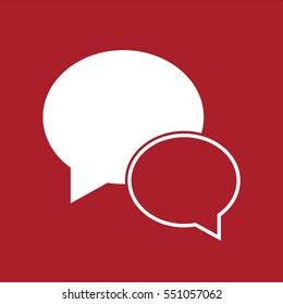 Speech Bubble Icon Message Icon Vector Stock Vector (Royalty Free) 551057062 | Shutterstock