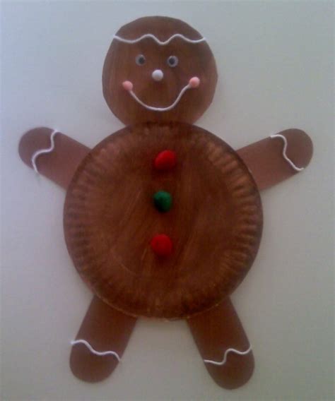 Gingerbread Man Preschool Craft | The Cake Boutique