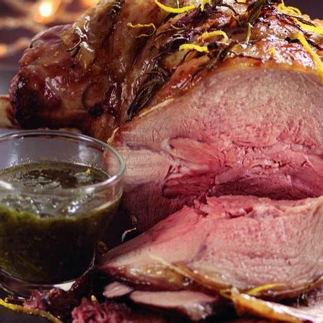 Roast Lamb with Mint Sauce - Downton Abbey Cooks