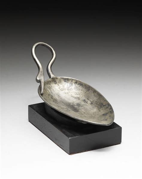 A Roman silver spoon. Circa 4th Century A.D. Roman Artifacts, Ancient Artifacts, Classical ...