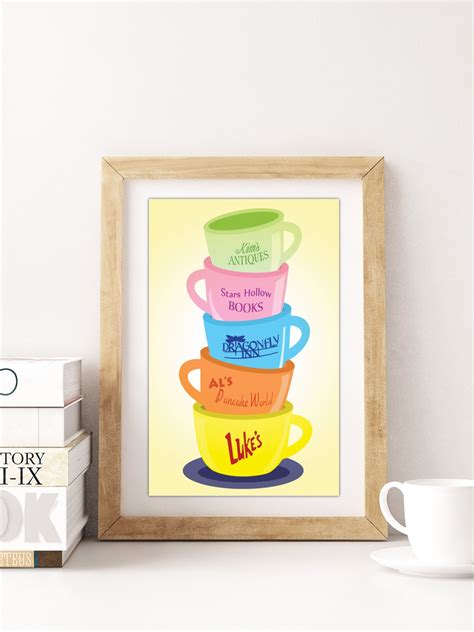 Gilmore Girls Coffee Mugs Stars Hollow poster Coffee wall