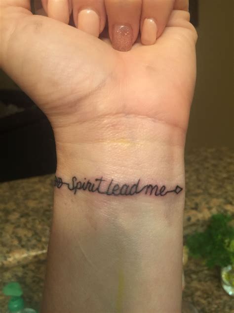 Spirit Lead Me Tattoo