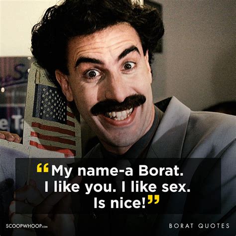 21 Not So Best Borat Quotes | 21 Funny Borat Quotes That Are Offensive