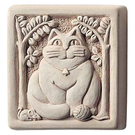 Fat Cat Wall Plaque | Sculpture, Cat wall, Wall sculptures