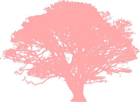 peach tree on transparent - Clip Art Library