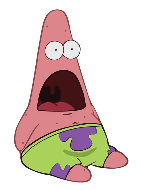 Patrick Star Surprised Face