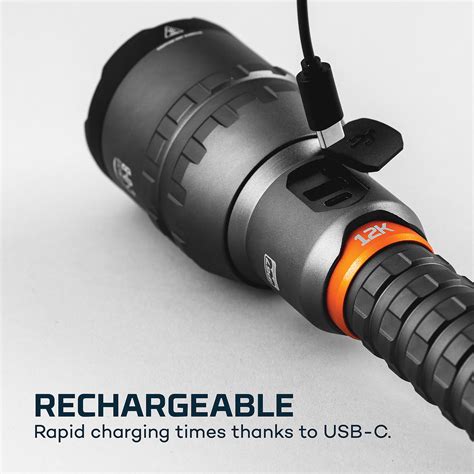 NEBO Rechargeable 12K Flashlight With Power Bank