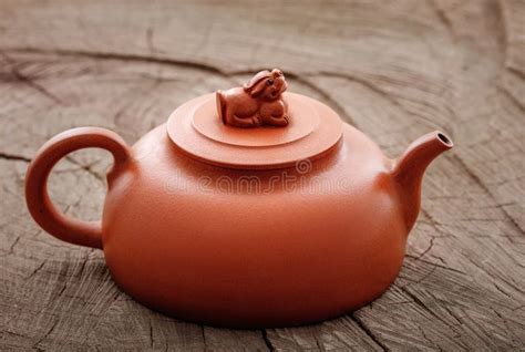 Chinese tea pot. Clay pot stock photo. Image of japanese - 278705394