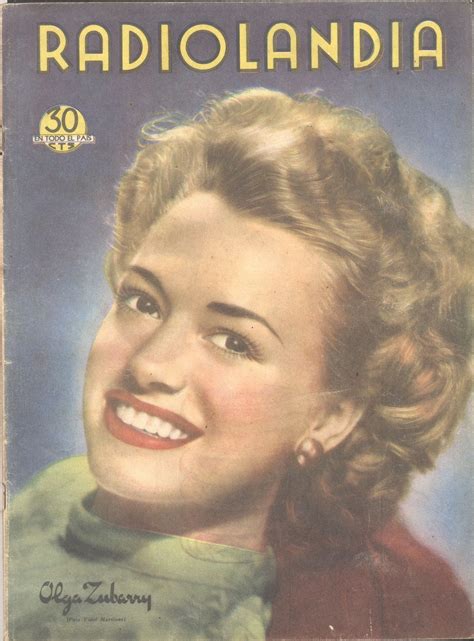 Olga Zubarry 1948 Lens, Cardigan, Journals, Actresses, Klance, Lentils