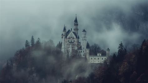 Wallpaper Neuschwanstein Castle, Bavaria, Germany, Alps, mountain, castle, travel, tourism ...