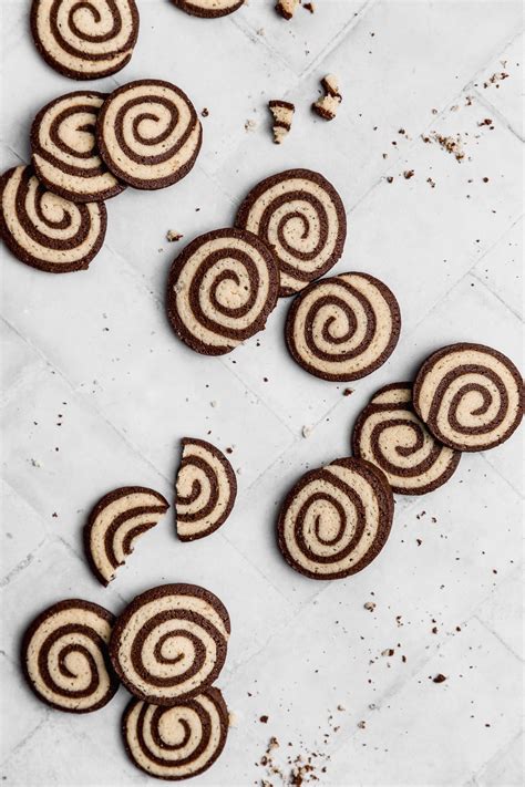 Chocolate Vanilla Swirl Cookies | Cravings Journal