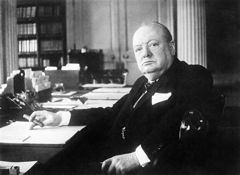 Winston Churchill's gave his famous speech "The Few"