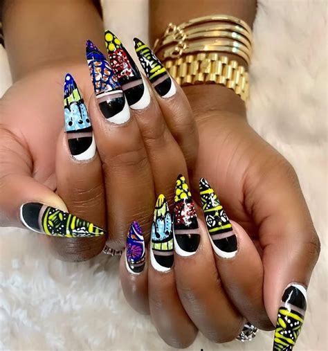 This Black History Month Show Your Pride With These African Print Nail ...