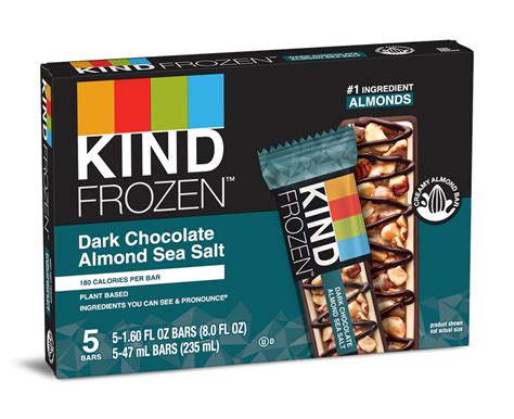 Dark Chocolate Almond Sea Salt | KIND Frozen | KIND Snacks bars | KIND Snacks