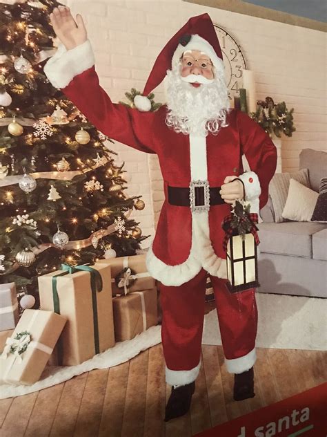 Animatronic Santa Claus Christmas 5’ Foot Singing/Story Telling Lighted ...