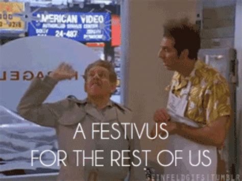 Seinfeld Festivus GIF - Seinfeld Festivus Kramer - Discover & Share GIFs