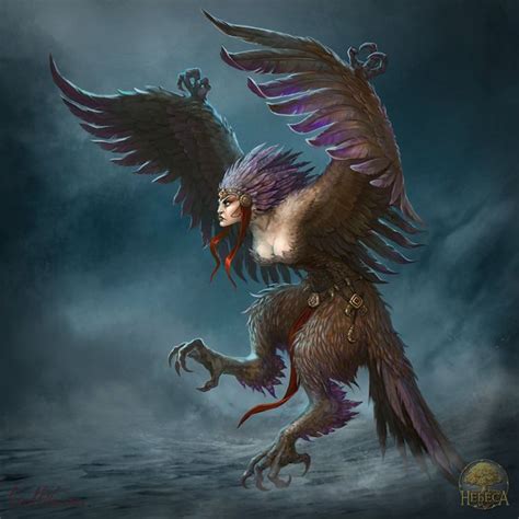 Harpy by Julaxart.deviantart.com on @DeviantArt | Mythical creatures ...