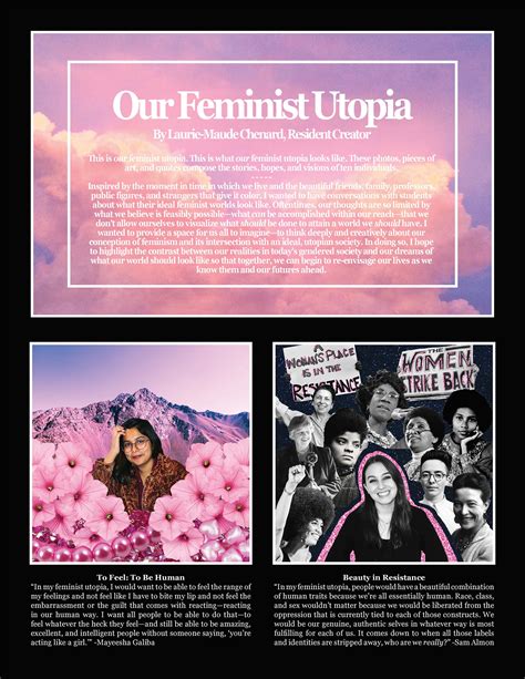 Laurie-Maude Chenard - Our Feminist Utopia