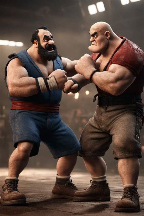 Bluto and Popeye / still at it ..... by dekeklein on DeviantArt