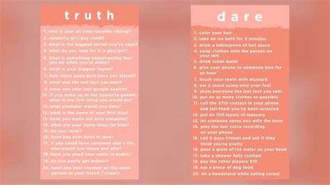 Truth Or Dare Rules Of The Game - Truth or Dare FAQ