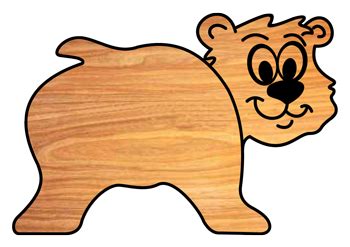 Cedar Rustics Bear Butt Sign http://cedarrustics.com/product/bear-butt-9x14/ Cedar, Whimsical ...