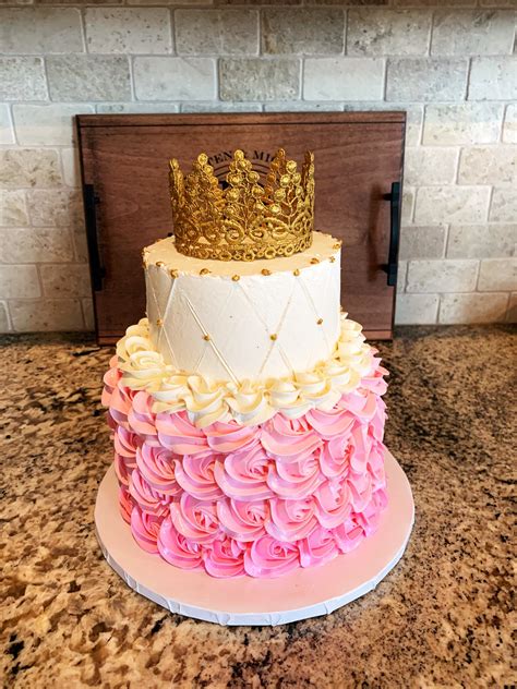 Crown Cake Topper Princess Party Gold Baby Crown Tiara | Etsy