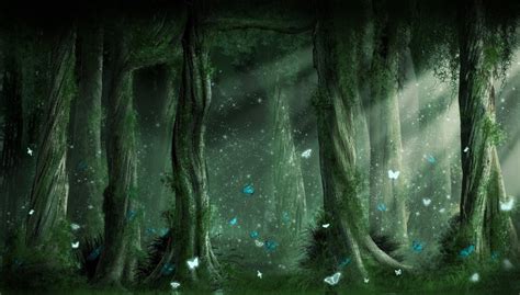 fantasy woods | Fantasy Forest Wallpaper/Background 2481 x 1409 - Id: 129281 ... | Forêt ...