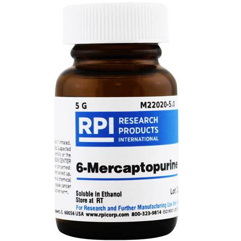 M22020-5.0 - 6-Mercaptopurine, 5 Grams