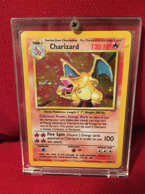 Pokemon Charizard Holographic Card- Original Series | eBay