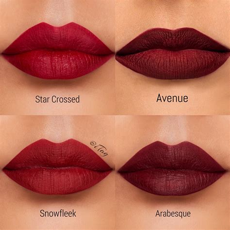 The Best Red, Dark Red, Vampy colours from Colourpop Ultra matte Liquid ...